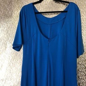 Eloquii Dresses - Kingfisher Blue knit pencil dress w/ v-back. Eloquii Dresses - Kingfisher Blue knit pencil dress w/ v-back.